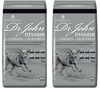 Titanium 2x15kg - Premium Dog Food from Gilbertson & Page Europe - Just $72.90! Shop now at Gilbertson & Page Europe