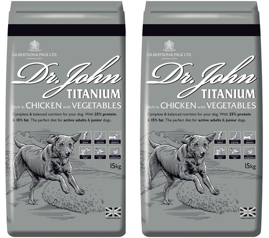 Titanium 2x15kg - Premium Dog Food from Gilbertson & Page Europe - Just $72.90! Shop now at Gilbertson & Page Europe