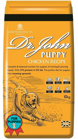 Doctor johns puppy on sale food